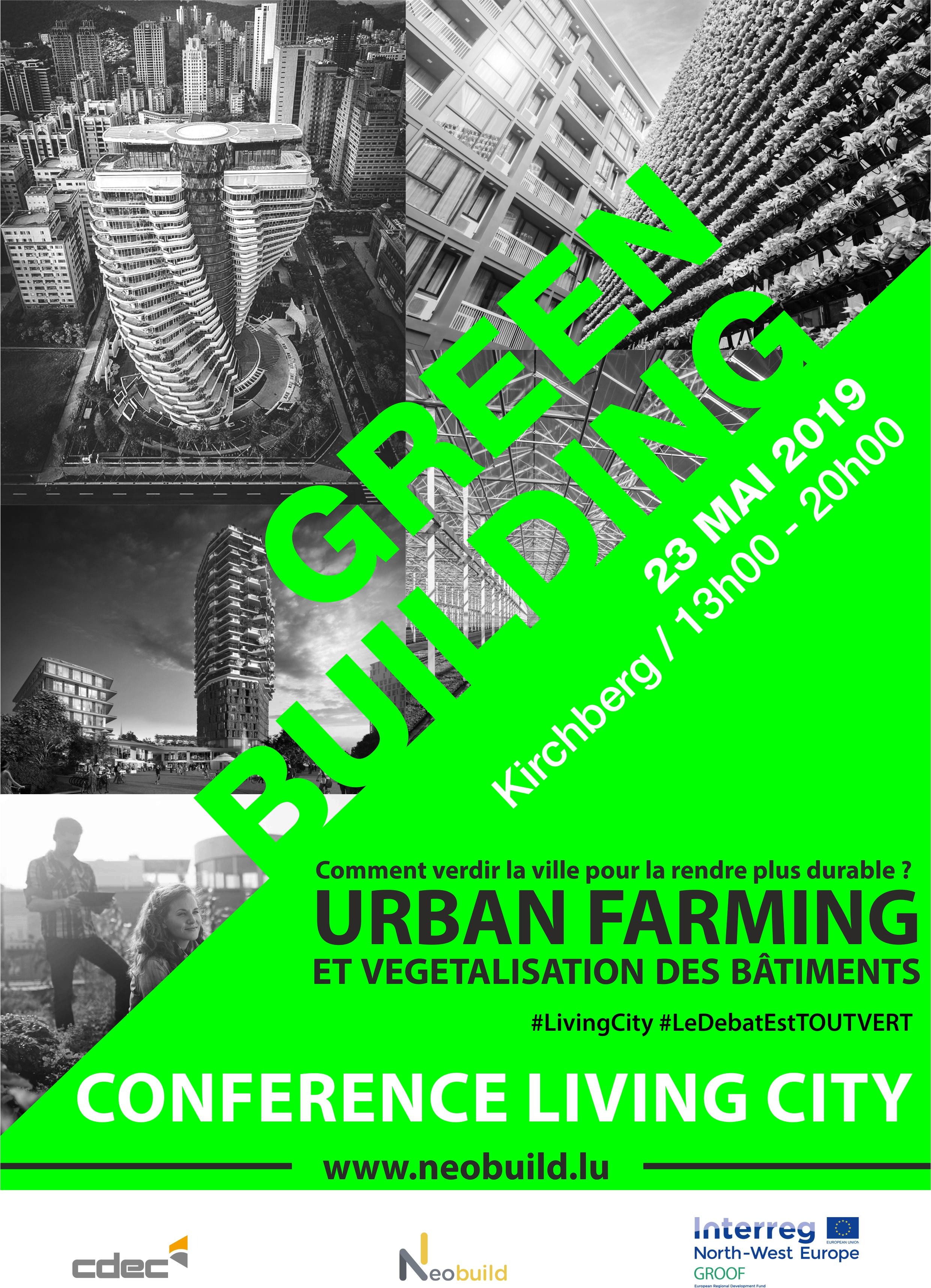 Conférence LIVING CITY : Urban farming & végétalisation des bâtiments