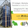 PV intégré : Workshop et visite d’installations pilotes PV intégré : Workshop et visite d’installations pilotes
